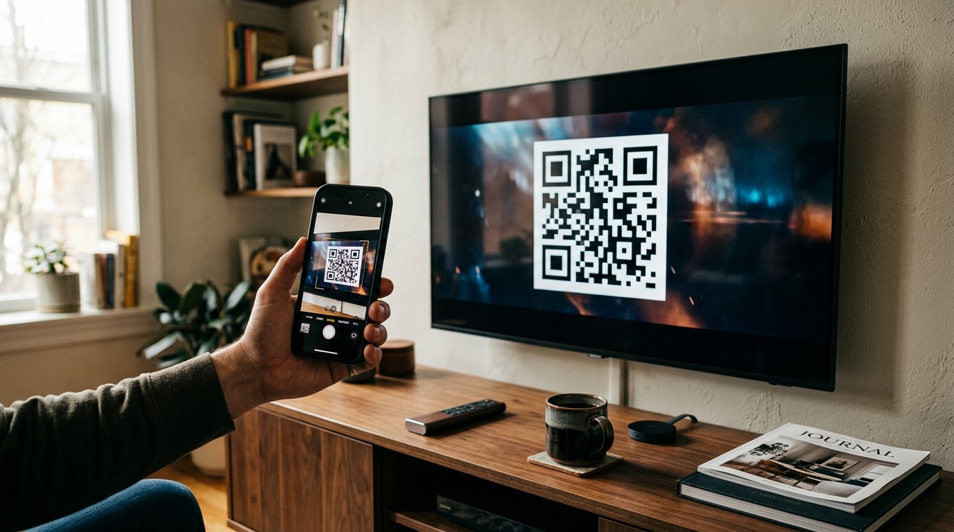 QR Code on TV: How to Scan It and Use It in Ads